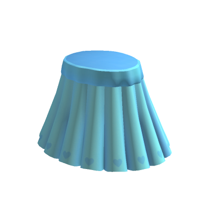 Blue pleated skirt roblox top