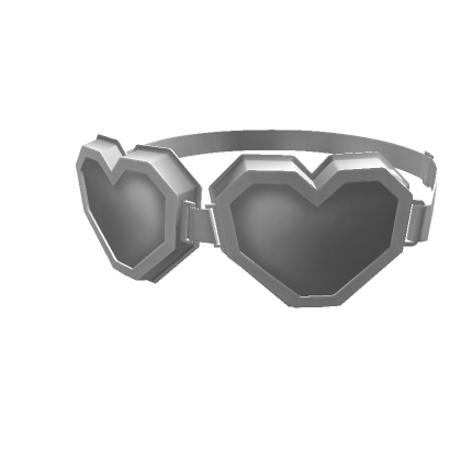 Pixel Heart Goggles - White's Code & Price - RblxTrade