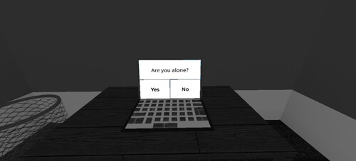I finally play that survey thing on roblox
