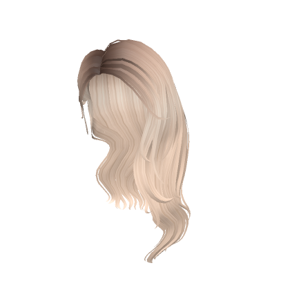 Lovely Breezy Hair - Blonde Roots - Roblox