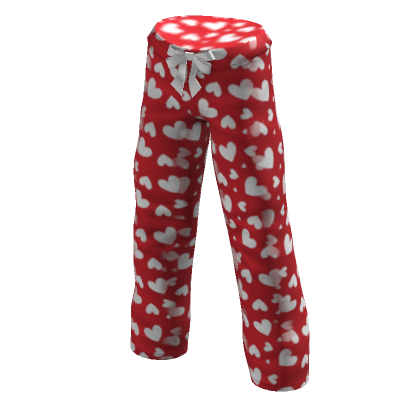 Cute Valentines Heart Pajama Pants
