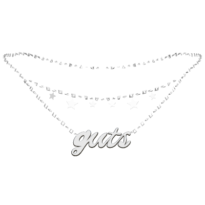 Olivia Rodrigo GUTS necklace - Roblox