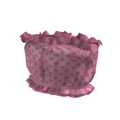Cute Ruffled Pink Top with Dots's Code & Price - RblxTrade