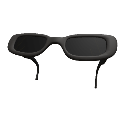 Gafas negras elegantes en la cabeza - Roblox