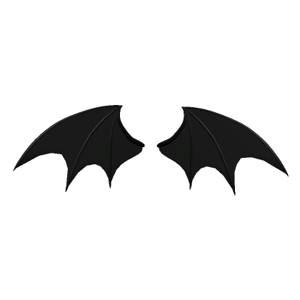 Roblox Item Black Bat Wings