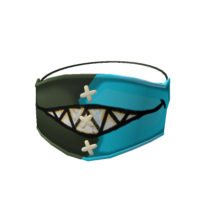 Roblox Item Teal Stitched Mask