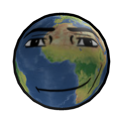 [⏰] Outlined Man Face Earth Meme🌍 | Roblox Item - Rolimon's