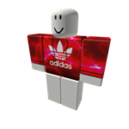 Red adidas sale shirt roblox