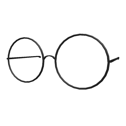 Black store circle glasses