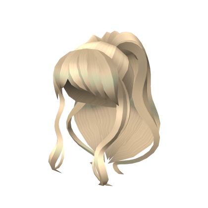 Poofy Blonde Ponytail's Code & Price - RblxTrade