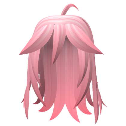 Roblox Item Cute Long Hair Fluffy [Light Pink]