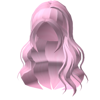 Wavy Princess Ponytail in Baby Pink | Roblox Item - Rolimon's