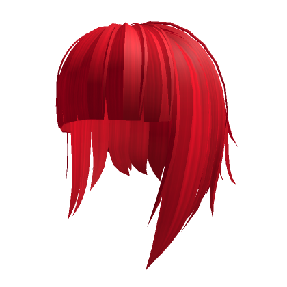 Emo Hair [Red] | Roblox Item - Rolimon's