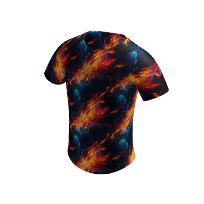 Fire and Ice / Water Powers Summer Gamer T-Shirt | Roblox Item - Rolimon's