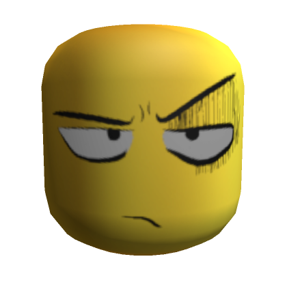 Roblox Item Yellow Angry Noob Head