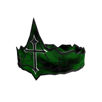 Roblox Item Emerald Y2K Crosses Crown