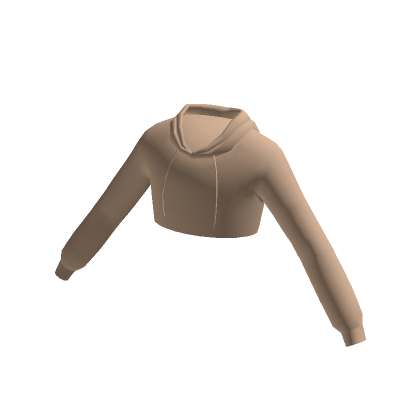 Beige Cropped Hoodie's Code & Price - RblxTrade