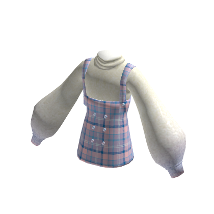 Sweater Suspender Skirt Two-piece Suit's Code & Price - RblxTrade