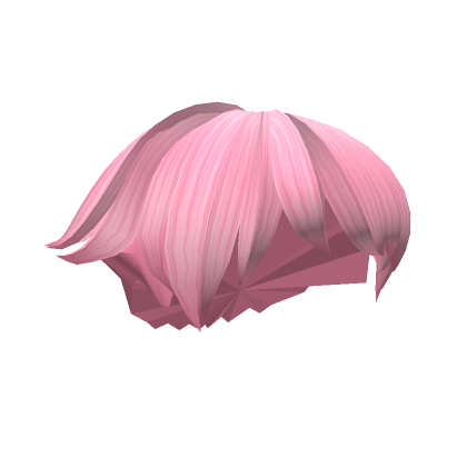 Roblox Item Pink Back Swept Hair