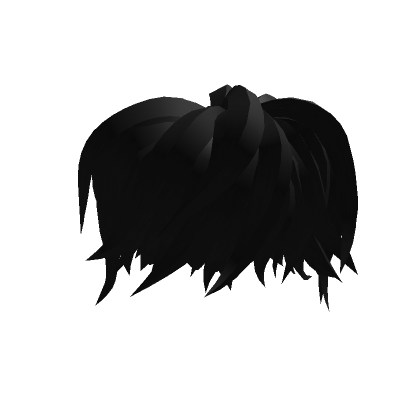 Black Messy Hair  Roblox Item - Rolimon's