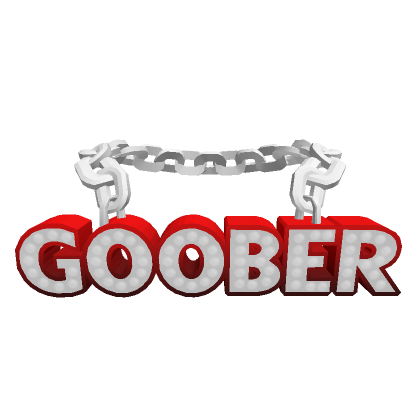 xDemon's Red GOOBER Chain | Roblox Item - Rolimon's