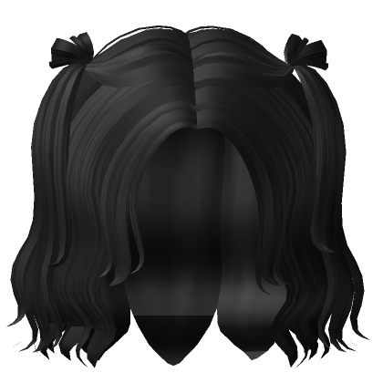 Roblox Item Cheap Preppy Pigtails (Black)