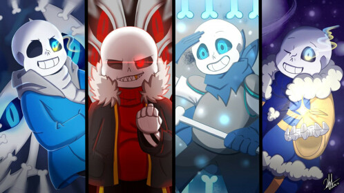 Sans AU Battles - Roblox