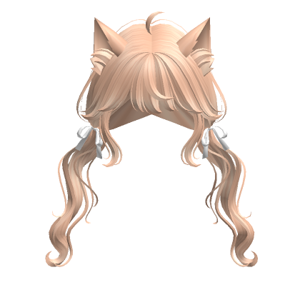 7) Cat Ear Hair - Roblox