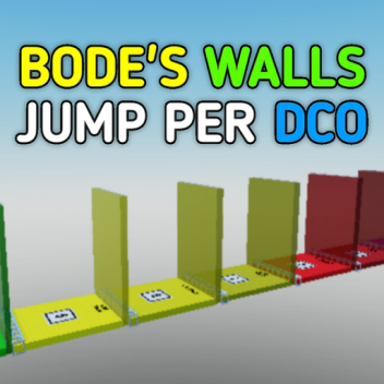Bode's Walls Springen pro Schwierigkeitstabelle Obby