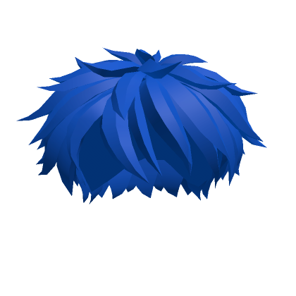 Blue Messy Hair  Roblox Item - Rolimon's