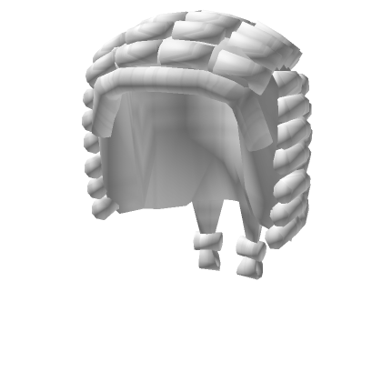 British Judge Wig Barrister Lawyer White Hair | Roblox Item - Rolimon's