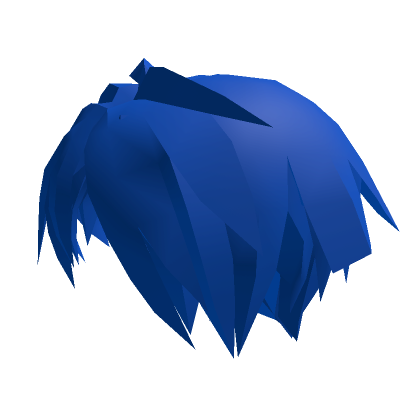 Roblox Item Blue Anime Hair