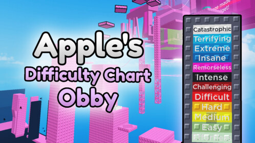 Apple's Difficulty Chart Obby! (INSANE!) - Roblox