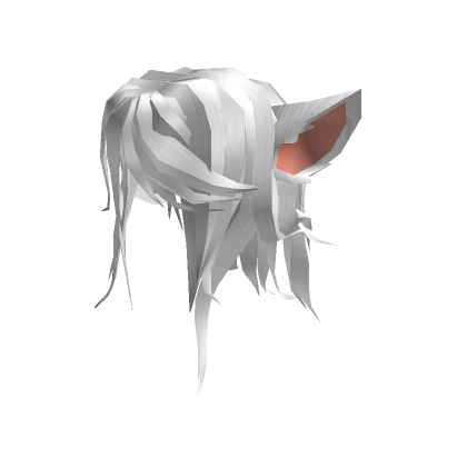 White Hair With Cat Ears | Roblox Item - Rolimon's