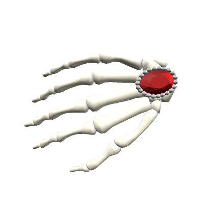 Roblox Item Cursed Skeleton Hand: Ruby