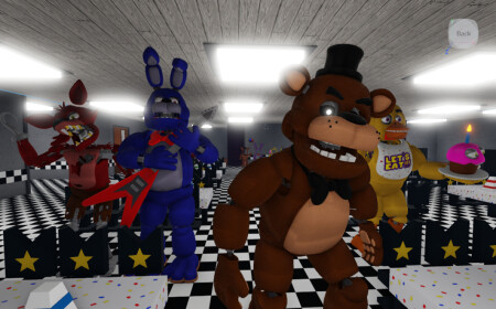 OVERNIGHT 2 : Free Roam Fnaf 2 3D Night 1,2,3 