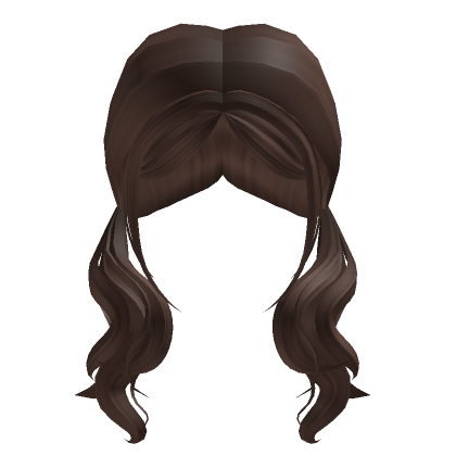 Roblox Item Brown Country Girl Flowy Pigtails