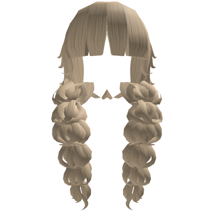 Cottage Braided Pigtails in Blonde - Roblox