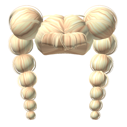 Roblox Item Lola's Spooky bubbly pigtails In Blonde