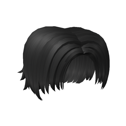 Free Roblox Hair Black PNG Transparent With Clear Background ID