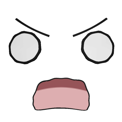Roblox Item Angry Anime Face