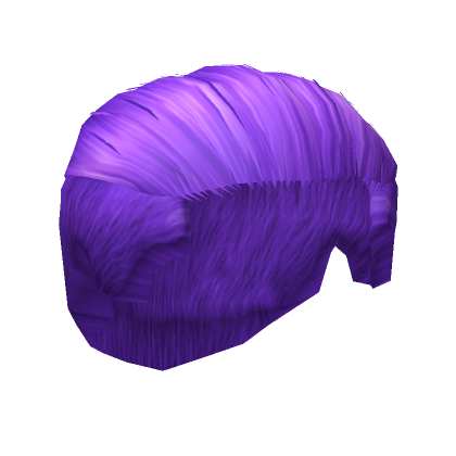 Roblox Item Slicked Back Purple Hair Realistic Hairline
