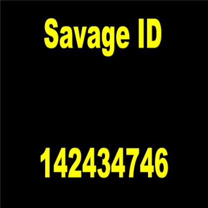 What Is The Roblox Id For Savage Love 2020