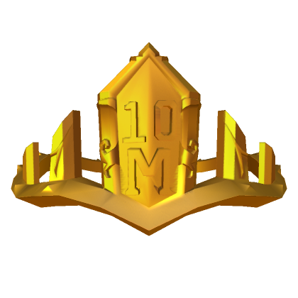 Roblox Item Golden Crown of Celebration [10Mil]