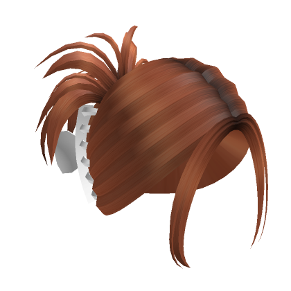 Roblox Item Y2K Clipped Summer Updo (Ginger)