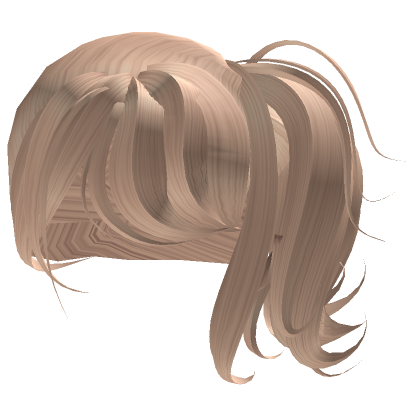 Gyaru Half-Up Side Ponytail (Dark Root Blonde)