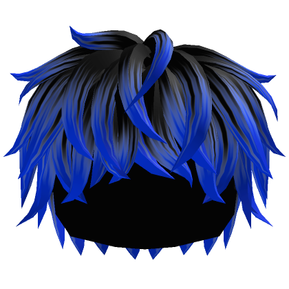 Blue Messy Boy Hair  Roblox Item - Rolimon's