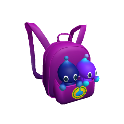 Roblox Item Purple Mini Chao Buddies Backpack 