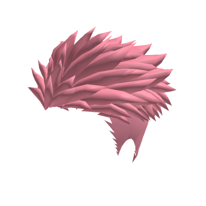 Roblox Item Slick Back Spikey Hair (pink)