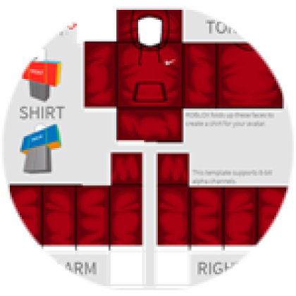 HOW TO GET THE RED FADE NIKE SHIRT IN ROBLOX 